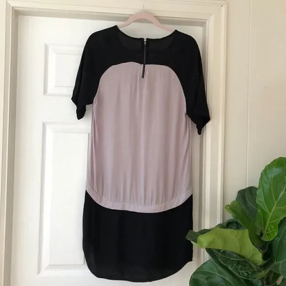 MONROW Colour Block Dress Medium - Picture 2 of 7